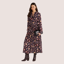 Load image into Gallery viewer, Regal Long Sleeve Midi Dress - Chintz