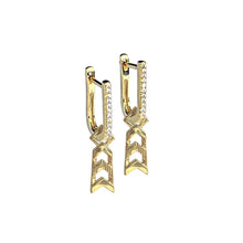 Load image into Gallery viewer, Byzantine Romance - Amira Sleepers with Formation Charm - Gold
