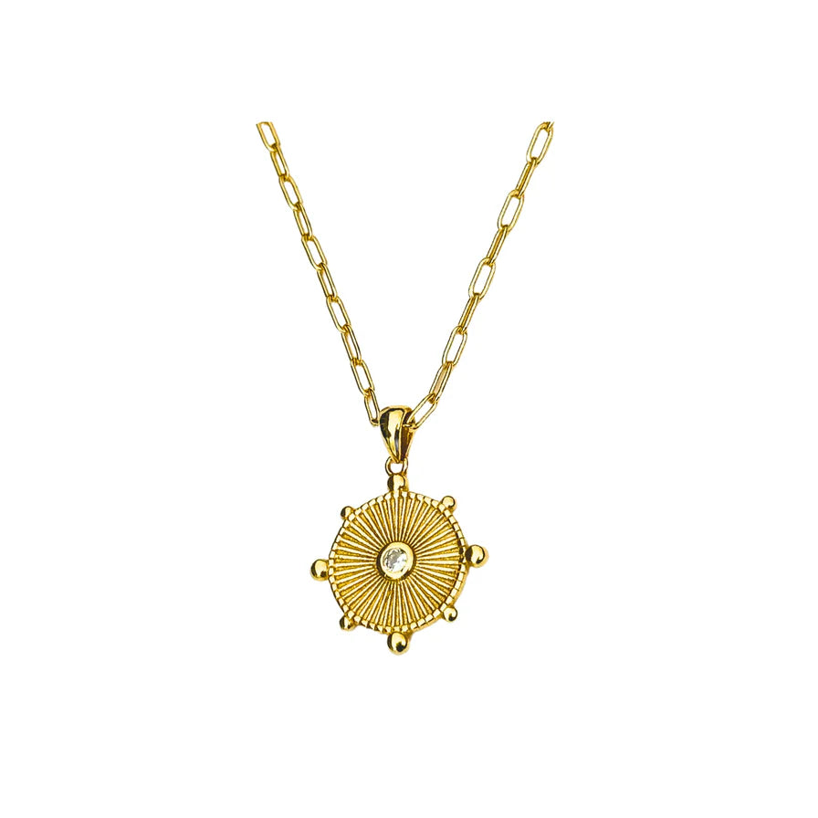 Sun Dancer Necklace - Gold Vermeil