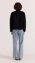 Load image into Gallery viewer, Aiden Crop Coatigan - Black
