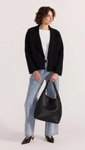 Load image into Gallery viewer, Aiden Crop Coatigan - Black
