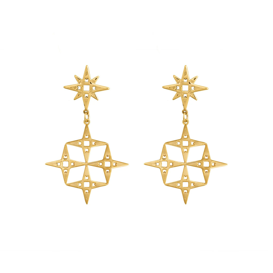 Constellation Earrings - Gold