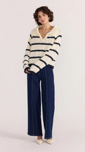 Load image into Gallery viewer, Frankie Stripe Jumper - Cream/Navy
