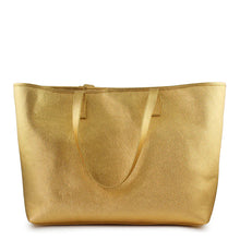 Load image into Gallery viewer, Loulou Zip Tote - Gold Pebble
