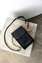 Load image into Gallery viewer, Paloma Bag - Black Croc
