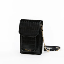 Load image into Gallery viewer, Paloma Bag - Black Croc
