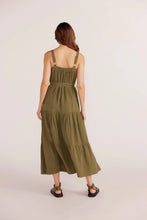 Load image into Gallery viewer, Amara Tiered Midi Dress - Khaki
