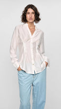 Load image into Gallery viewer, Amara Pintuck Shirt - White
