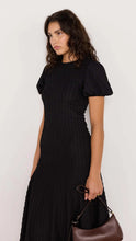 Load image into Gallery viewer, Anais Drop Waist Midi Dress - Black
