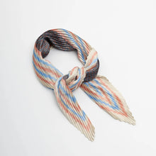 Load image into Gallery viewer, Iris Pleated Square Scarf - 4 colours
