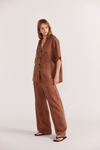 Load image into Gallery viewer, Finn Cupro Relaxed Pants - Mocha
