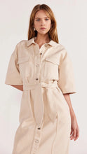 Load image into Gallery viewer, Ines Denim Midi Shirt Dress
