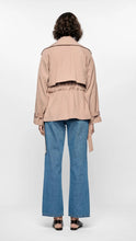 Load image into Gallery viewer, Olea Crop Tie Waist Coat - Mocha
