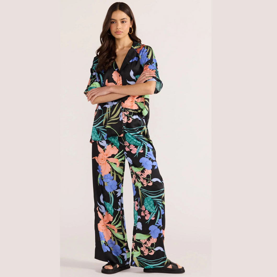 Ravina Drawstring Pant - Floral
