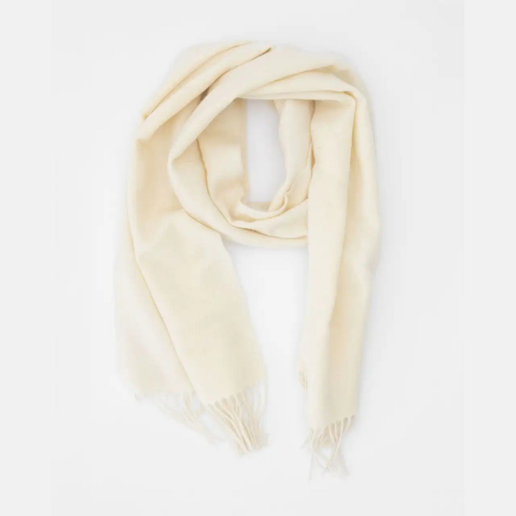 Luci Wool Scarf - Cream