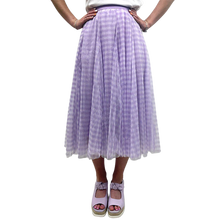 Load image into Gallery viewer, Swan Lake Tulle Skirt - Lilac Gingham
