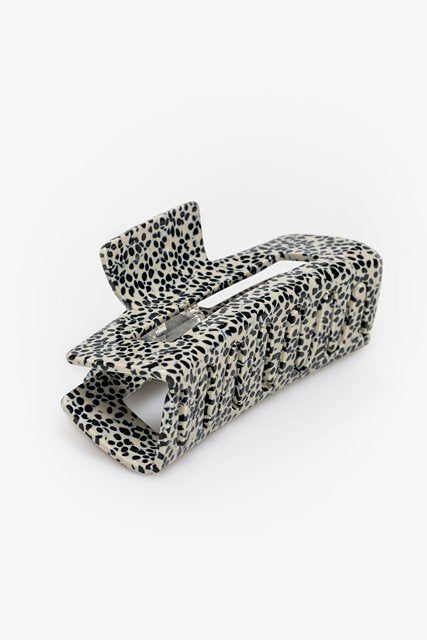 Rectangle Claw Clip - Dalmation